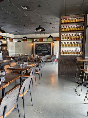 inside (super cute!)   at Tee Sud Thai Rustic and Bar in Snohomish