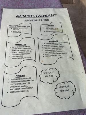   at Anne Restaurant in Pahang