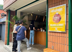 Outside  at Sunday Vegan in Tokyo