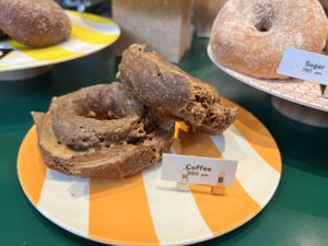 Old-fashioned coffee donut  at Sunday Vegan in Tokyo