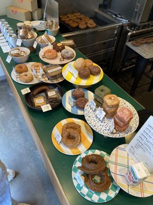 Different donuts  at Sunday Vegan in Tokyo