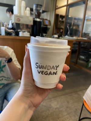 Coffee  at Sunday Vegan in Tokyo