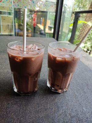 Iced chocolate milk at The Habitat Cafe and Retail in Penang