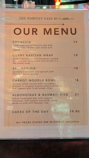  at The Habitat Cafe and Retail in Penang