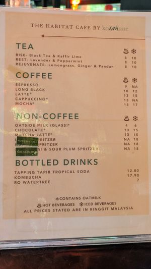  at The Habitat Cafe and Retail in Penang