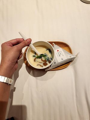 Actual photo of Soup at Omusubi in Hong Kong Island