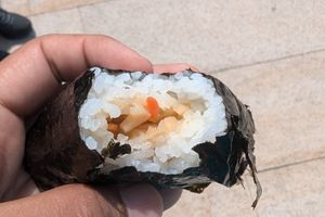 Kinpira Renkon Omusubi at Omusubi in Hong Kong Island