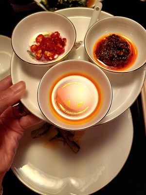 This chili oil is so good at Grand Majestic Sichuan in Hong Kong Island