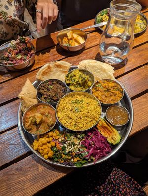 Thali for 2 at En Root in South West London