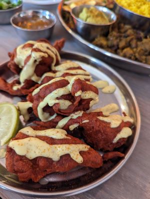 Oyster wings at En Root in South West London