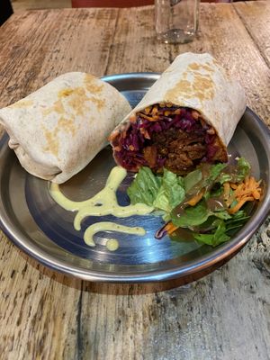 Falafel shawarma - pretty good  at En Root in South West London