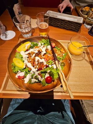 Vegetale taco plate at Coco Hana in Kyoto