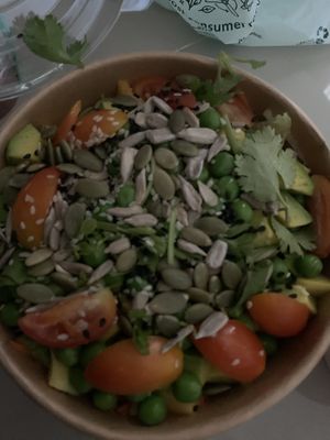 Mango avocado salad. Really tasty    at Healthy Mania - Chalong in Phuket