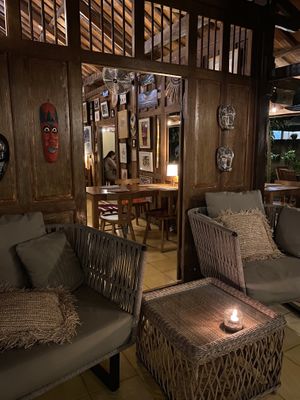 The restaurant   at Klub Kembali in 