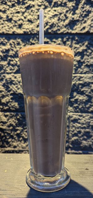 vegan mocha milkshake at Dick's Primal Burger in Portland