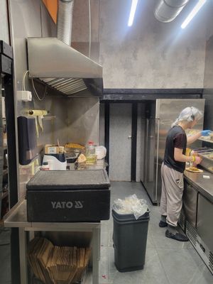 Kitchen at Vebap in Warsaw