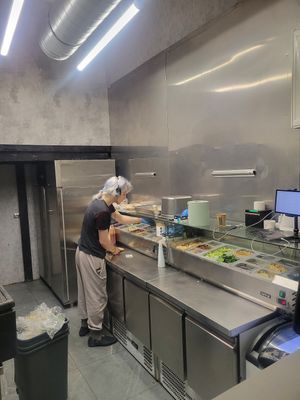 Kitchen at Vebap in Warsaw