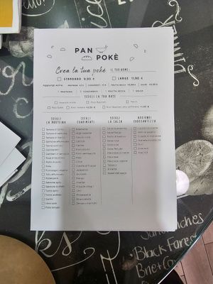 make your own poke at Pan Poke in Rome