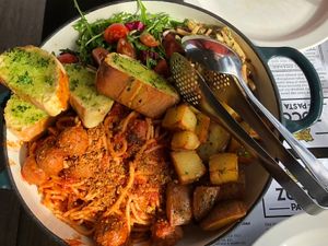 Vegan sharer for 2  at Zucchini Pasta Bar in Newcastle Upon Tyne