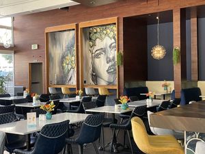 Decor  at Mimoza Mediterranean Restaurant in San Diego