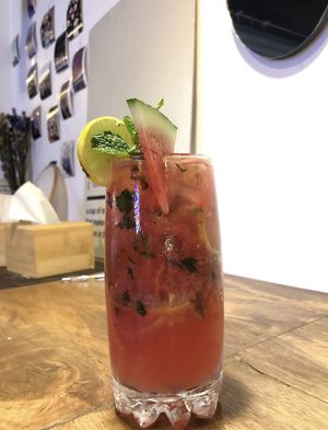   at Bubbles & Berries in Kathmandu