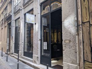 Outside of ZEITGEIST Café at ZEITGEIST Café in Lyon