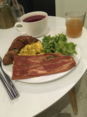 The French vegan  at ZEITGEIST Café in Lyon