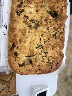 Focaccia   at ZEITGEIST Café in Lyon