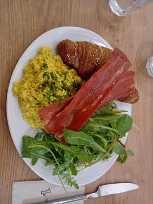 The French vegan at ZEITGEIST Café in Lyon