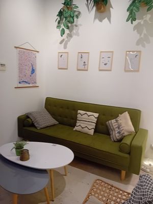 Inside at ZEITGEIST Café in Lyon