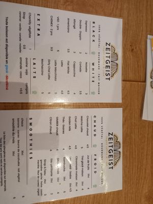  at ZEITGEIST Café in Lyon