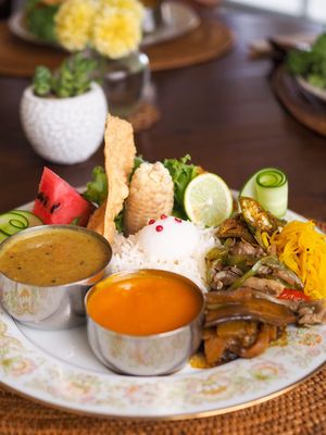 curry at Yam Kitchen in Miyazaki