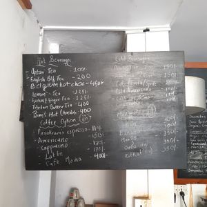 Drink menu at Sami Croissant in Lalitpur
