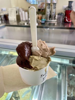 Incredible artisinale gelato made with passion & a view to always improvement. Delicious vegan options. Best I have tasted in Italy 🇮🇹  🍧   at Baldogelato in Lecce