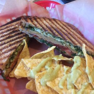 pesto  at VO2 Vegan Cafe in Cambridge