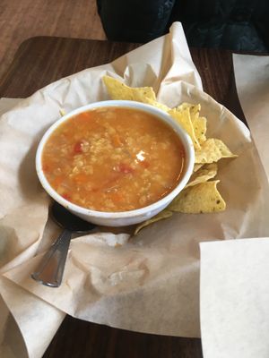 Red curry lentil at VO2 Vegan Cafe in Cambridge