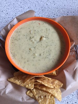 Broccoli soup  at VO2 Vegan Cafe in Cambridge