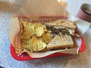 The seitan slam at VO2 Vegan Cafe in Cambridge