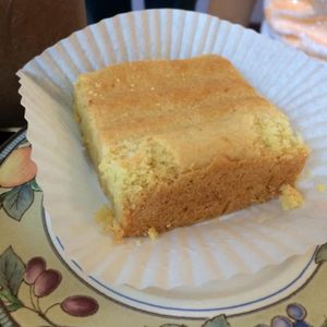 Lemon cake  at VO2 Vegan Cafe in Cambridge