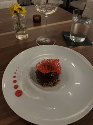 Dessert (8th course fall tasting menu)  at Maiden: Fine Plants & Spirits in Fort Worth