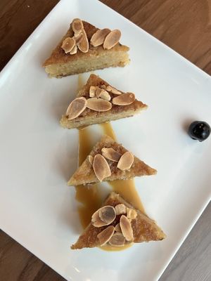 Olive oil cake  at Maiden: Fine Plants & Spirits in Fort Worth