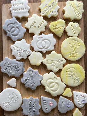 Personalised Shortbread biscuits. To order, visit our Etsy Store: AVeganAffair  at A Vegan Affair in Cramlington