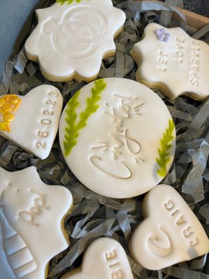 Personalised Shortbread biscuits. To order, visit our Etsy Store: AVeganAffair  at A Vegan Affair in Cramlington