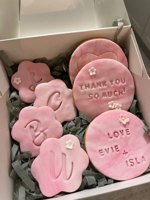 Personalised treat boxes. To order please email aveganaffair@yahoo.com or DM us on socials: @aveganaffair at A Vegan Affair in Cramlington