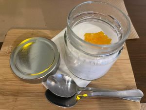 Arroz con leche at La Taba in Albarracin