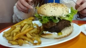 Oliver at Vegan Bunker in Santiago