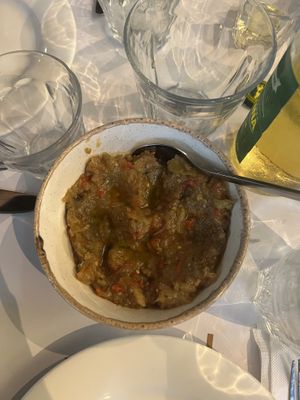 Eggplant salad  at To Steki sti Gonia in Himare