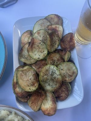 Fried Zucchini   at To Steki sti Gonia in Himare