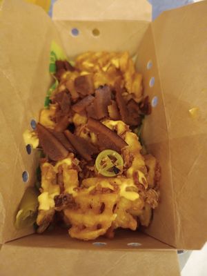 Big Load Fries at Dirty Vegan Burgers by Taster  in East London