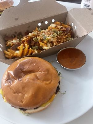   at Dirty Vegan Burgers by Taster  in East London